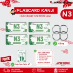 PAKET FLASHCARD KOTOBA KANJI N3 (Soumatome Kanji)