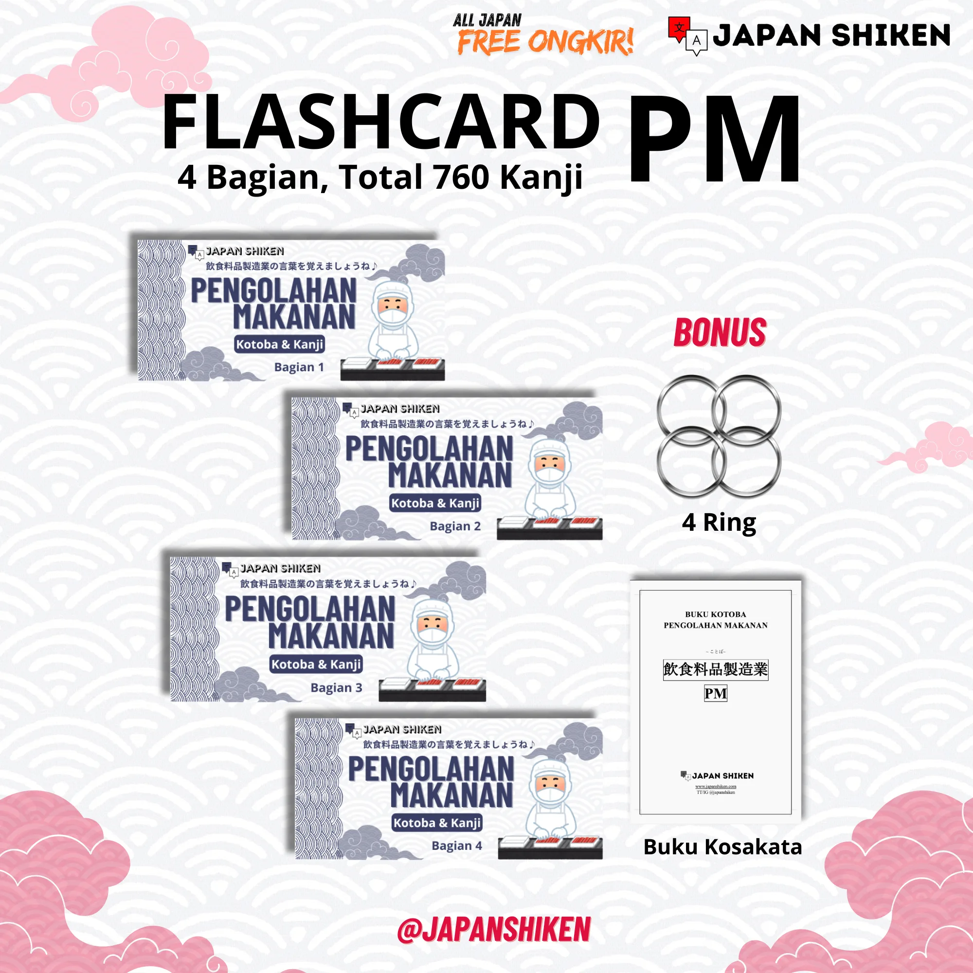 PAKET FLASHCARD PM (Pengolahan Makanan)