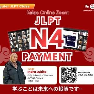 Kelas Online N4 - JLPT Desember 2026 - Durasi 4 Bulan